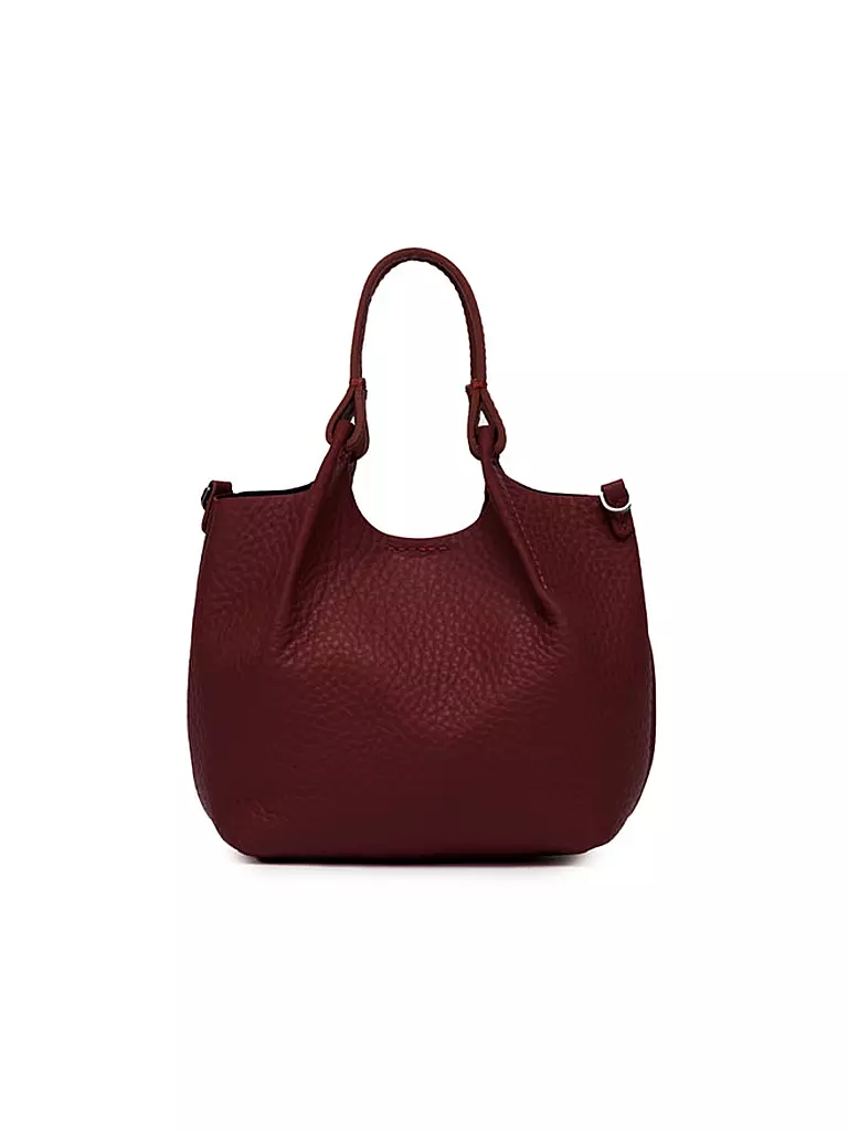 GIANNI CHIARINI | Ledertasche - Hobo Bag DUA Small | Rosso scuro
