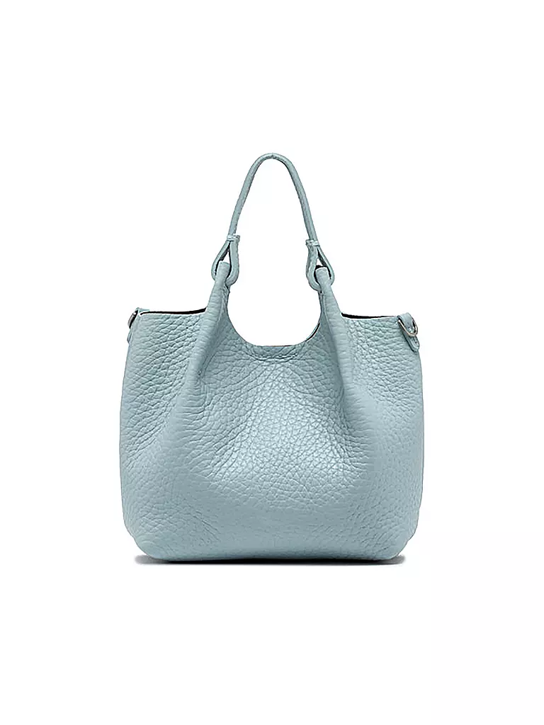 GIANNI CHIARINI | Ledertasche - Hobo Bag DUA Small | Blu chiaro