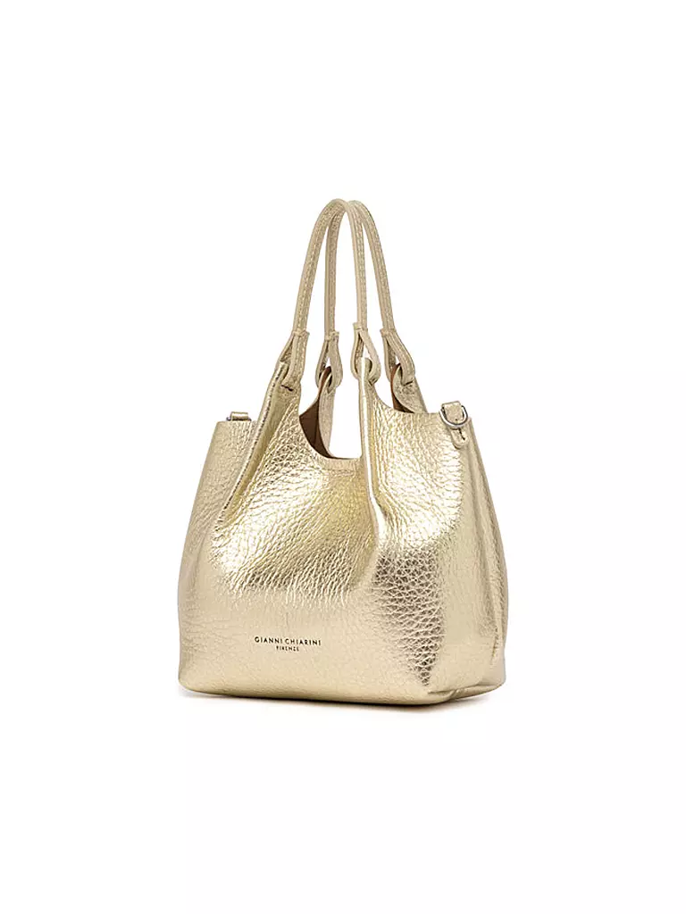 GIANNI CHIARINI | Ledertasche - Hobo Bag DUA Small | Oro