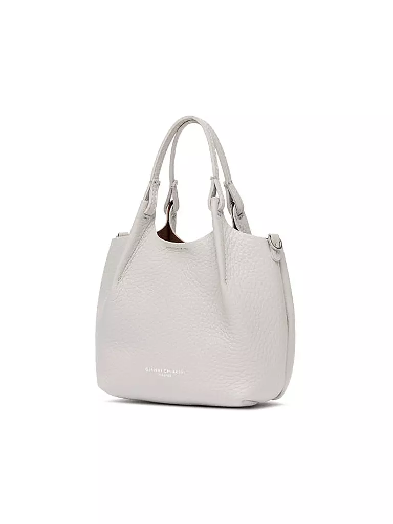 GIANNI CHIARINI | Ledertasche - Hobo Bag DUA Small | Bianco