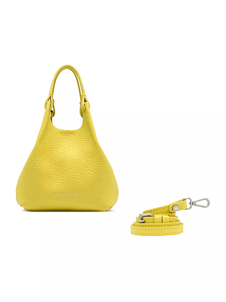 GIANNI CHIARINI | Ledertasche - Hobo Bag DUA Small | Giallo