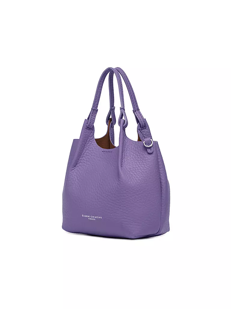 GIANNI CHIARINI | Ledertasche - Hobo Bag DUA Small | Lilla