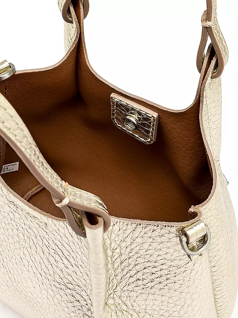 GIANNI CHIARINI | Ledertasche - Hobo Bag DUA Small | Oro