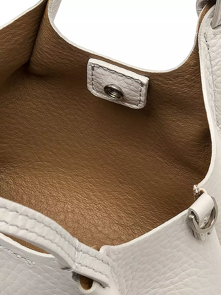 GIANNI CHIARINI | Ledertasche - Hobo Bag DUA Small | Bianco