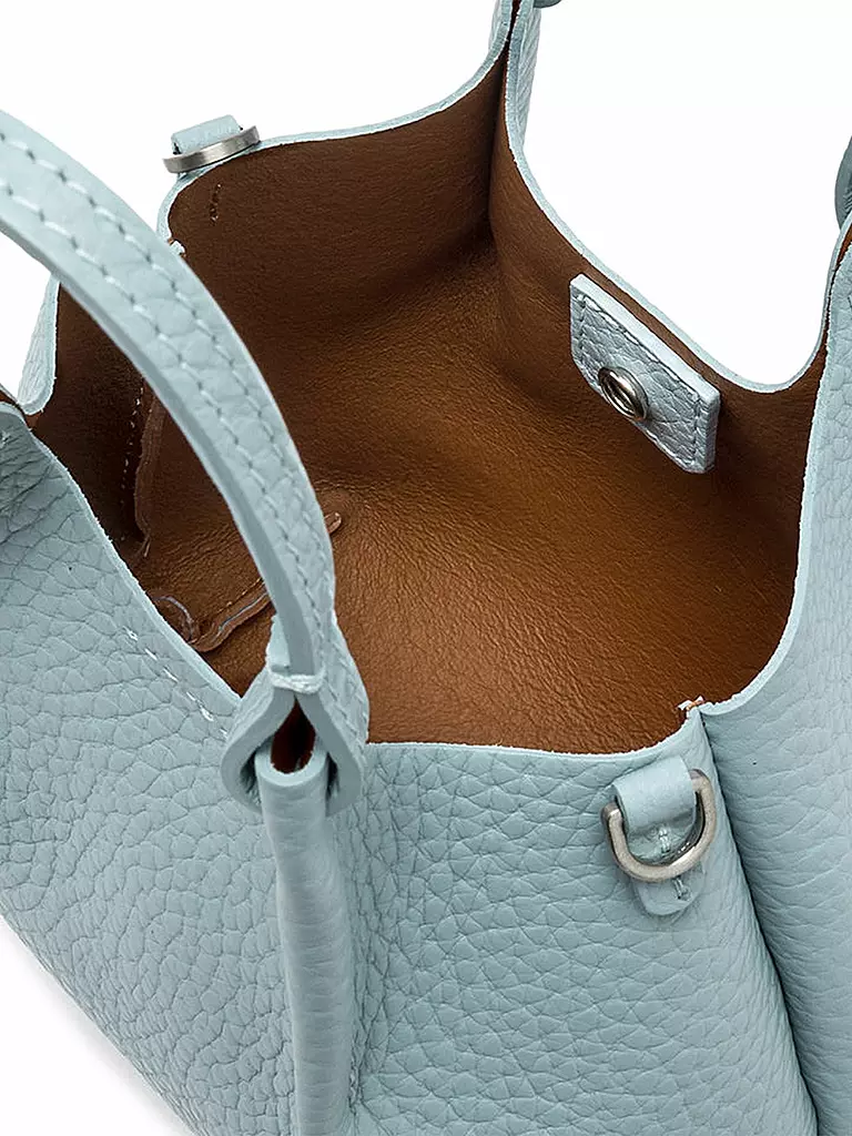 GIANNI CHIARINI | Ledertasche - Hobo Bag DUA Small | Blu chiaro