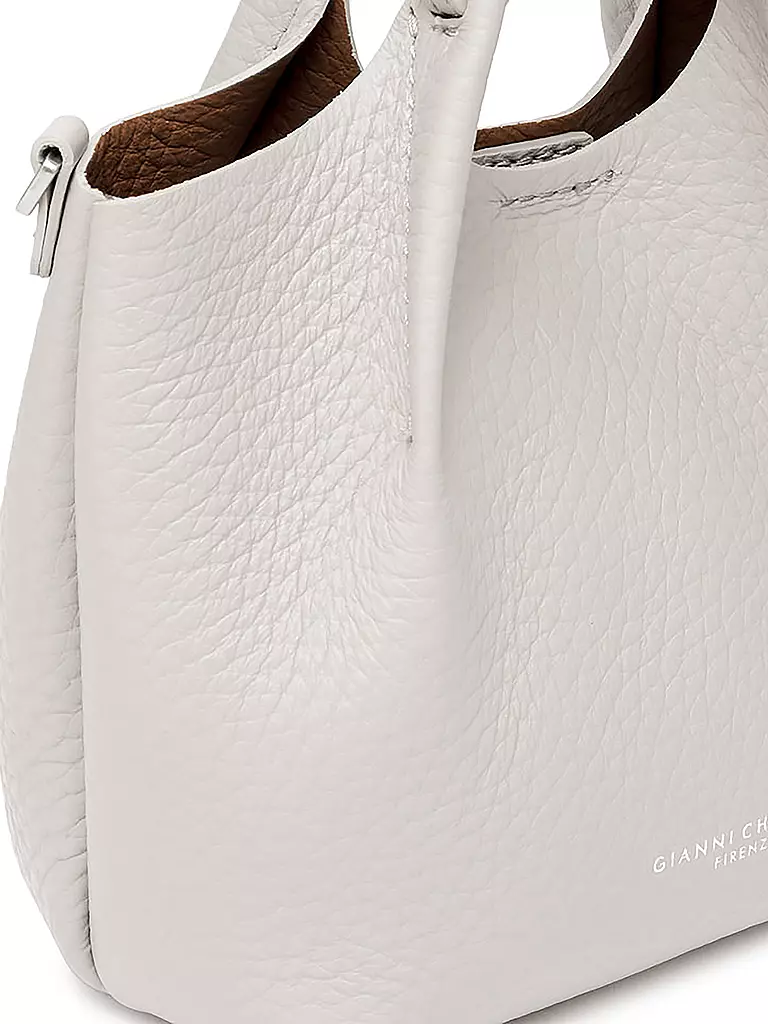 GIANNI CHIARINI | Ledertasche - Hobo Bag DUA Small | Bianco