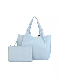 GIANNI CHIARINI | Borsa in pelle - Hobo Bag DUA | Blu chiaro