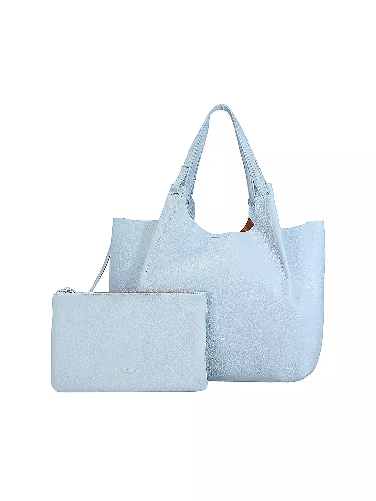 GIANNI CHIARINI | Ledertasche - Hobo Bag DUA | Blu chiaro