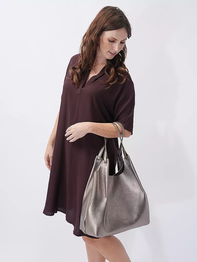 GIANNI CHIARINI | Ledertasche - Hobo Bag DUA | Marrone chiaro