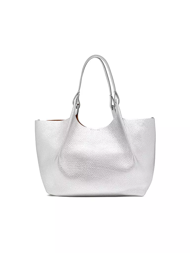 GIANNI CHIARINI | Ledertasche - Hobo Bag DUA | Argento