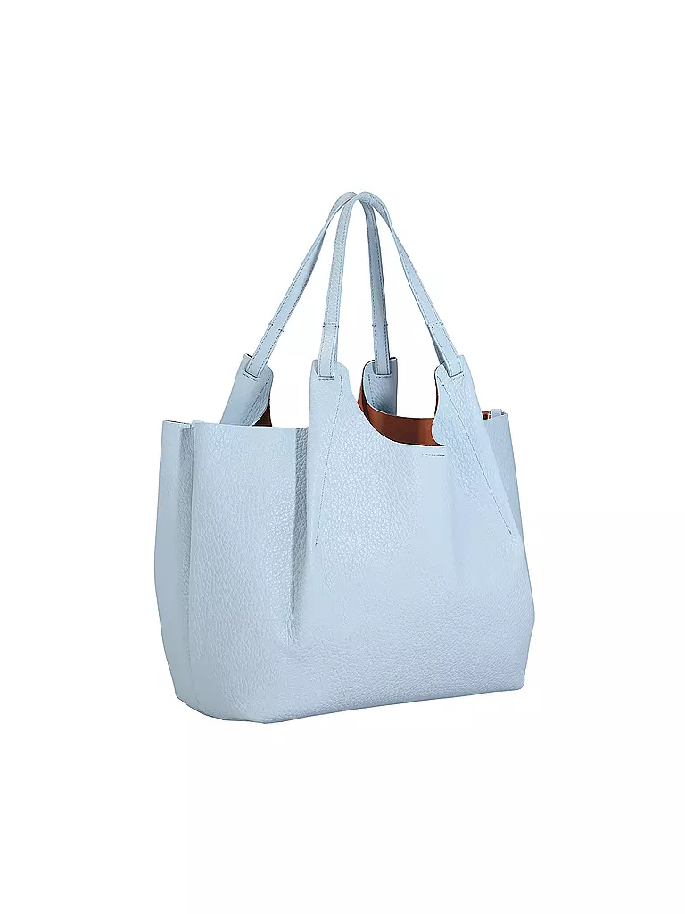 GIANNI CHIARINI | Ledertasche - Hobo Bag DUA | Blu chiaro