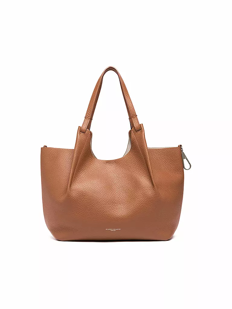 GIANNI CHIARINI | Ledertasche - Hobo Bag DUA | Cammello