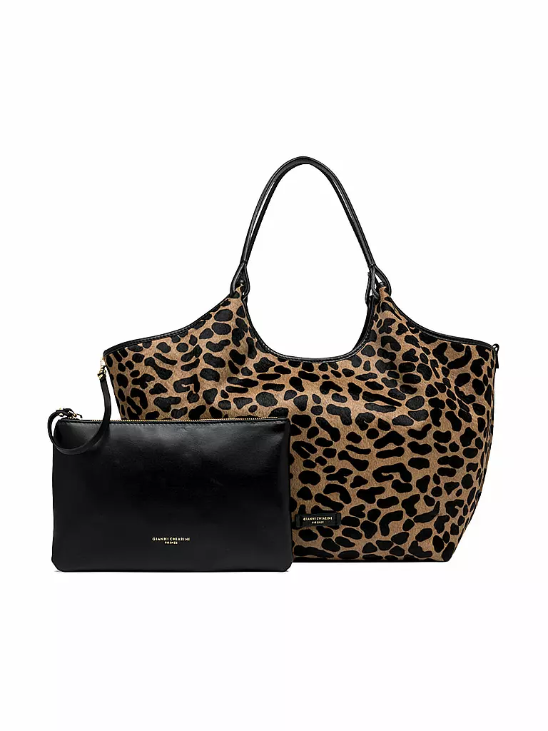 GIANNI CHIARINI | Ledertasche - Hobo DUA  | Nero