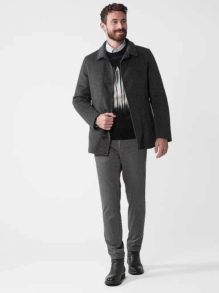 GIMO'S | Cappotto di lana | Grigio