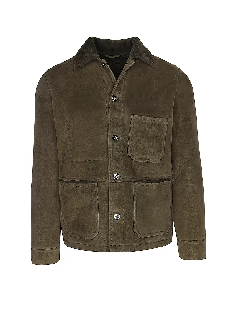GIORGIO BRATO | Giacca Shearling | Oliva