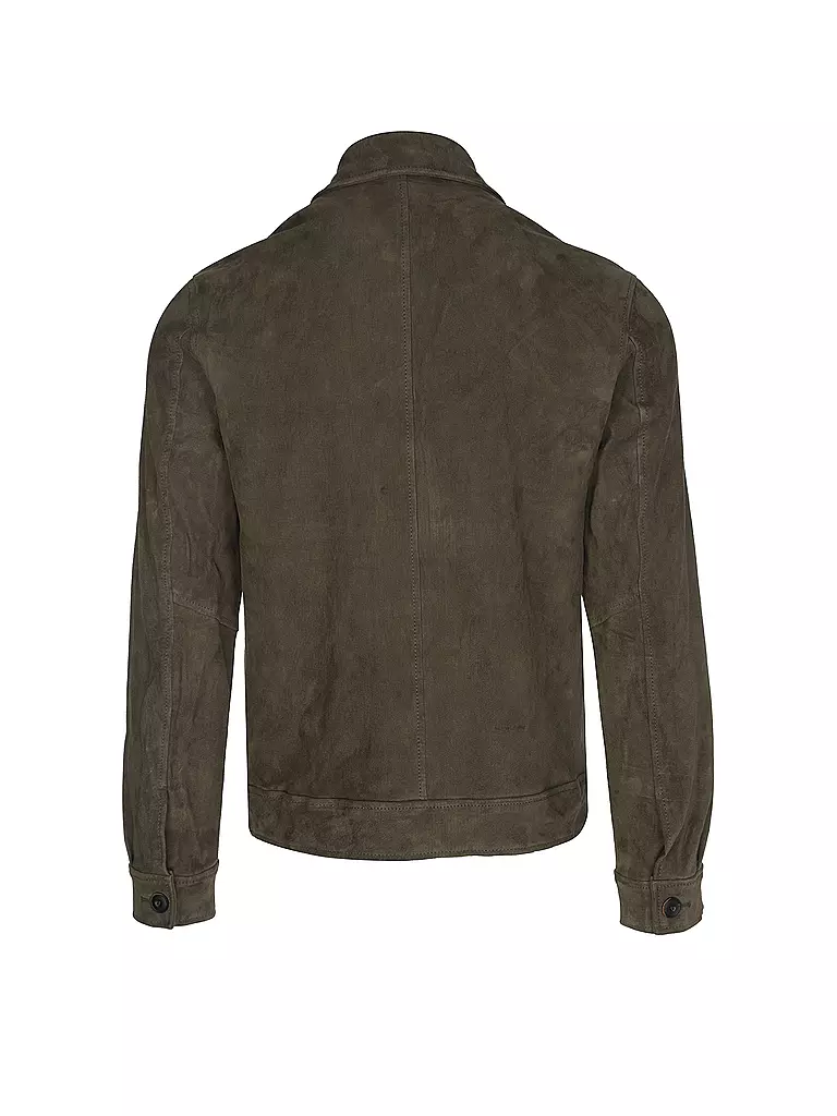 GIORGIO BRATO | Lederjacke | Oliva