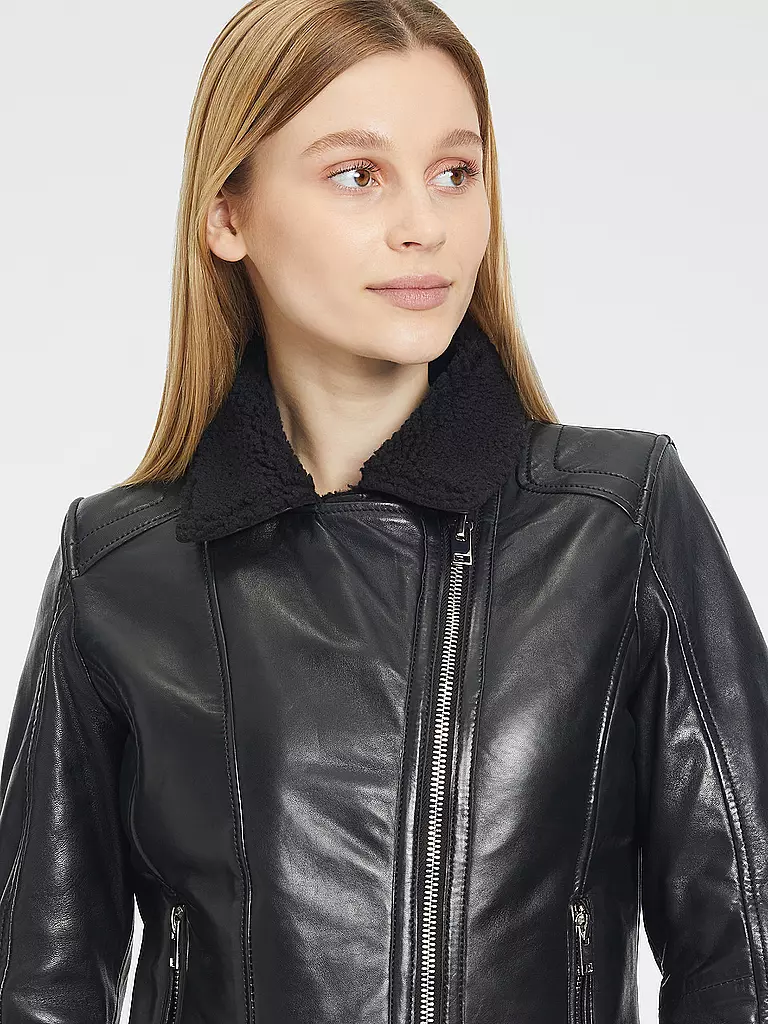 GIPSY BY MAURITIUS | Lederjacke G2WEMILA SF | Nero