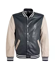 GIPSY BY MAURITIUS | Lederjacke GMBLUNO2 | Blu scuro