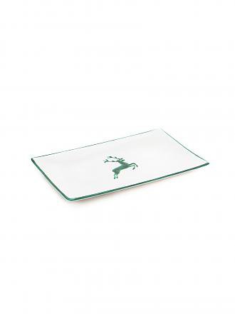 GMUNDNER KERAMIK | Piatto rettangolare "Cervo Verde" 36x15cm