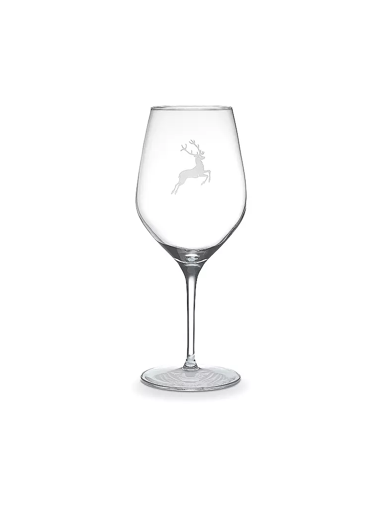 GMUNDNER KERAMIK | Bicchiere da vino rosso HIRSCH 650ml | Trasparente