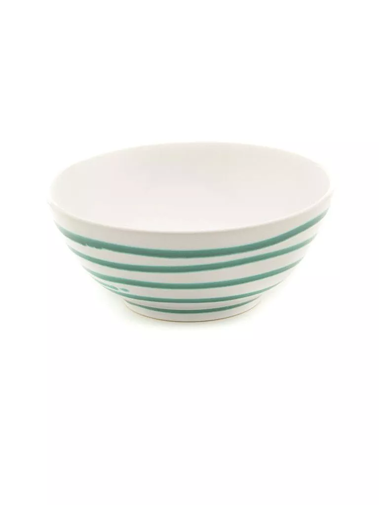 GMUNDNER KERAMIK | Insalatiera rotonda "Verde fiammato" 23cm | Verde