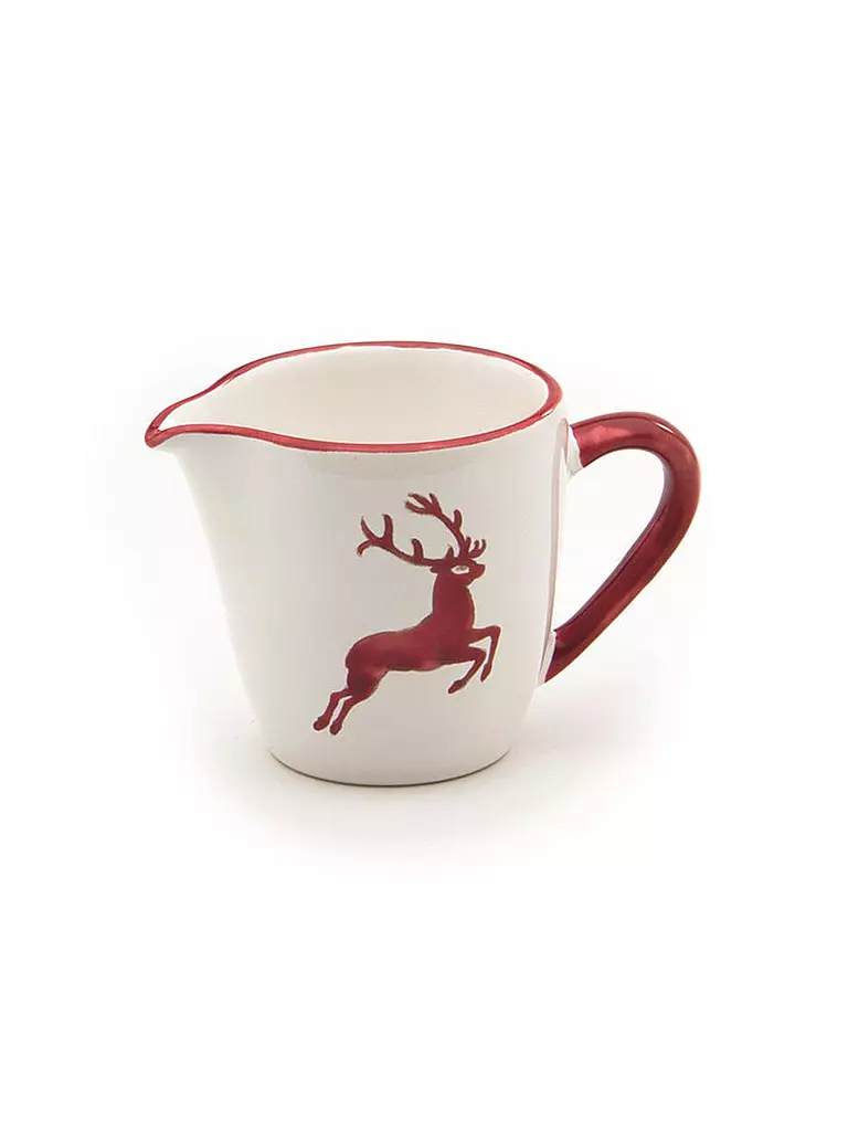 GMUNDNER KERAMIK | Lattiera Gourmet "Cervo Rosso Rubino" 0,2l | Rosso