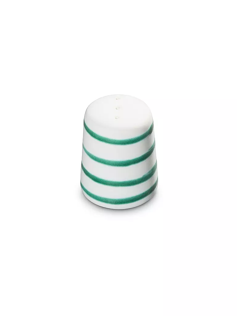 GMUNDNER KERAMIK | Pfefferstreuer GRÜN GELAMMT 7cm | Verde
