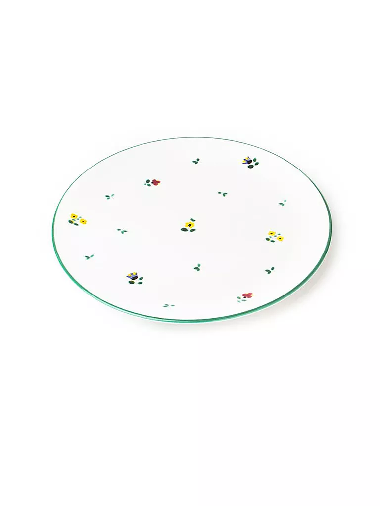 GMUNDNER KERAMIK | Piatto da dessert Cup "Streublumen" 20cm | Multicolore