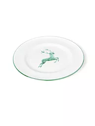 GMUNDNER KERAMIK | Piatto da dessert Gourmet "Grüner Hirsch" 22 cm | Verde