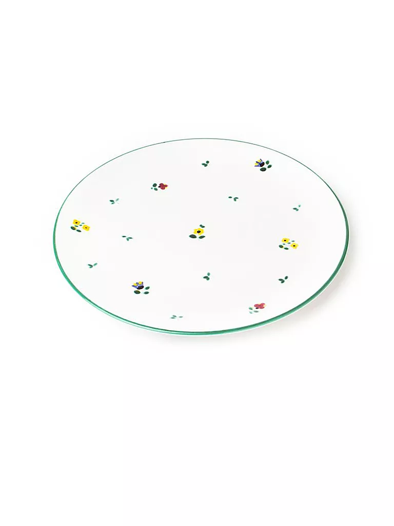 GMUNDNER KERAMIK | Piatto da portata Cup "Streublumen" 25cm | Multicolore