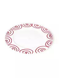 GMUNDNER KERAMIK | Piatto da portata Gourmet "Grigio Fiammato" 27 cm | Rosso