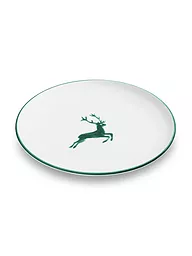 GMUNDNER KERAMIK | Piatto piano "Cervo verde" 25 cm | Verde