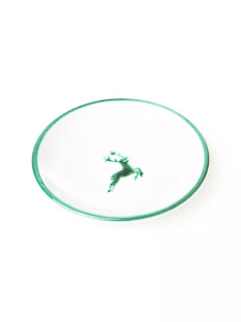 GMUNDNER KERAMIK | Sottotazza da caffè Cup 15cm "Cervo Verde" | Verde