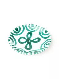 GMUNDNER KERAMIK | Sottotazza da caffè Cup 15cm "Verde Fiammato" | Verde