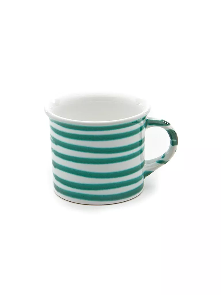 GMUNDNER KERAMIK | Tazza da caffè Häferl liscia "Verde Fiammato" 0,24l | Verde