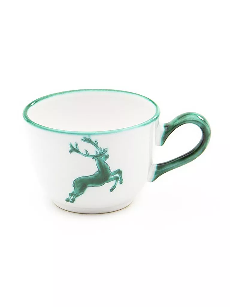 GMUNDNER KERAMIK | Tazza da caffè liscia "Cervo verde" 0,19l | Verde