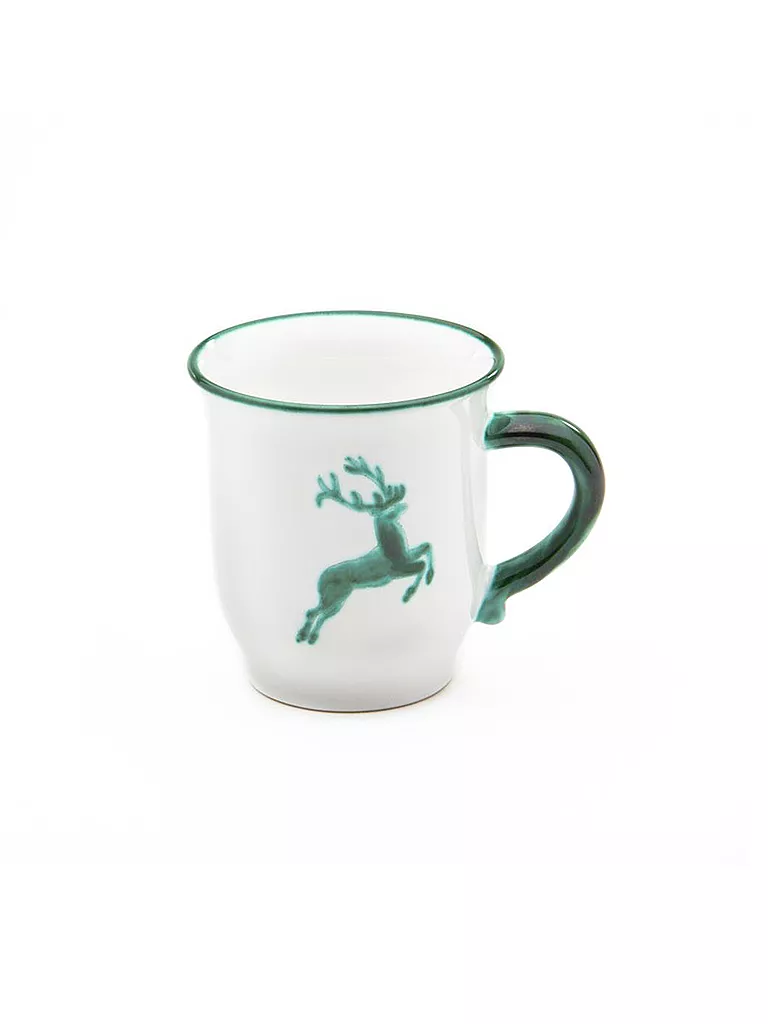 GMUNDNER KERAMIK | Tazza da cioccolata "Cervo Verde" 0,3l | Verde