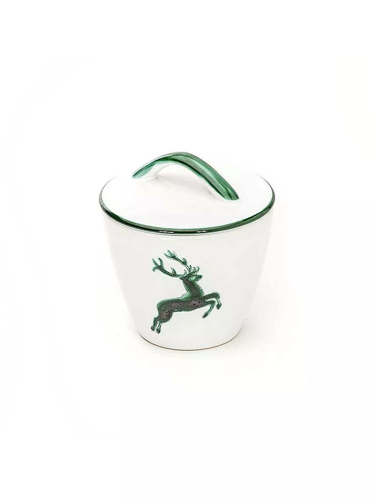 GMUNDNER KERAMIK | Zuccheriera Gourmet "Cervo Verde" 9 cm | Verde