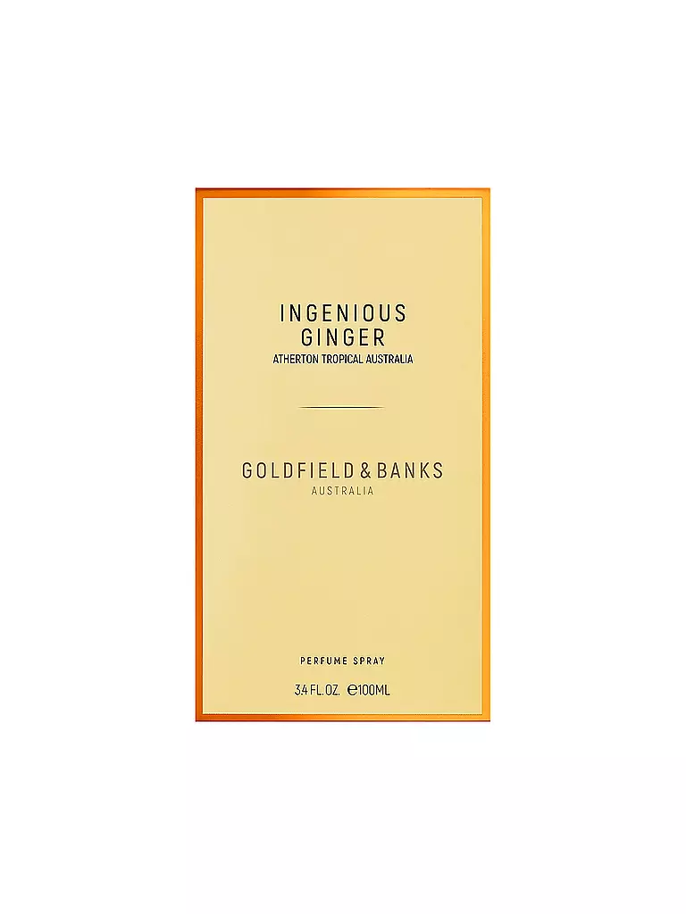 GOLDFIELD&BANKS | Ingeniour Ginger Eau de Parfum 100ml | Senza colore