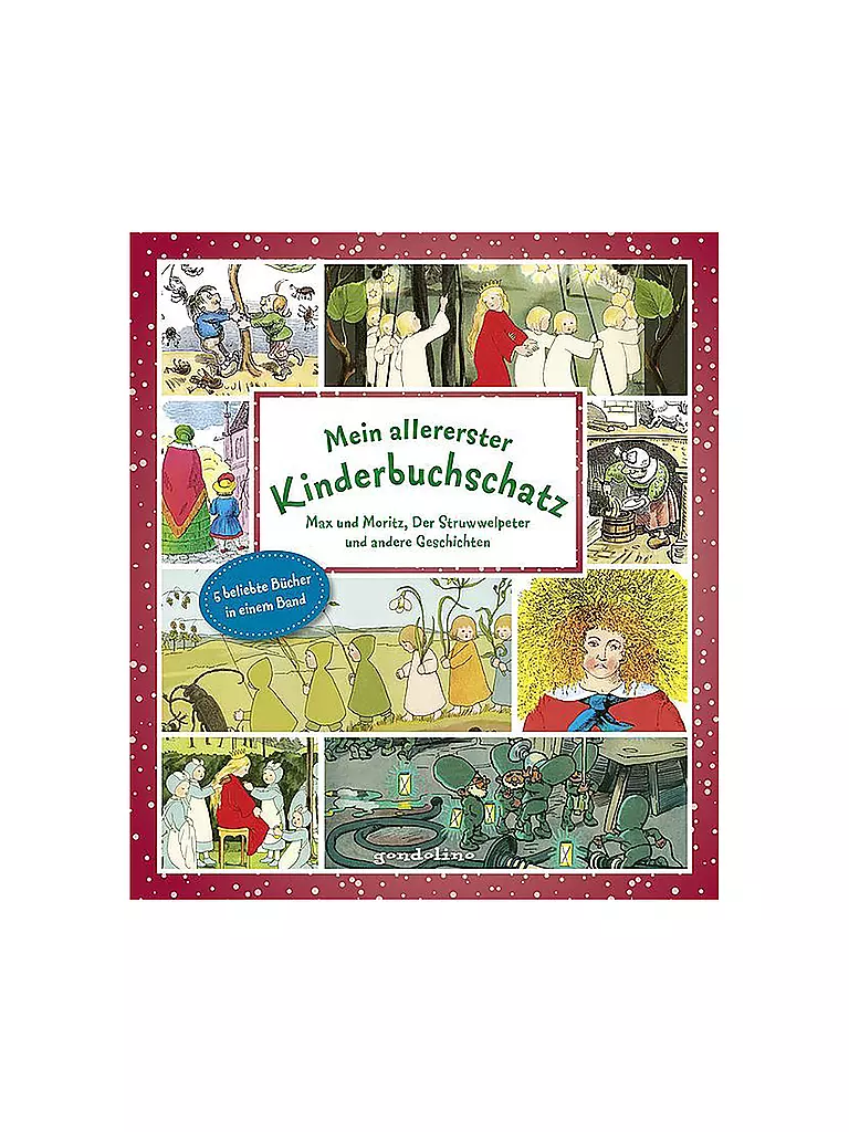 GONDOLINO | Libro - Max und Moritz, Der Struwwelpeter e altre storie | Senza colore