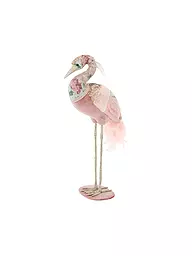 GOODWILL | Dekofigur Paradise Crane 62cm rosa/azzurro | Rosa