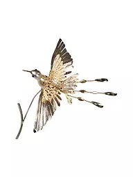 GOODWILL | Figura decorativa colibrì con clip 20cm champagne/oro | Oro