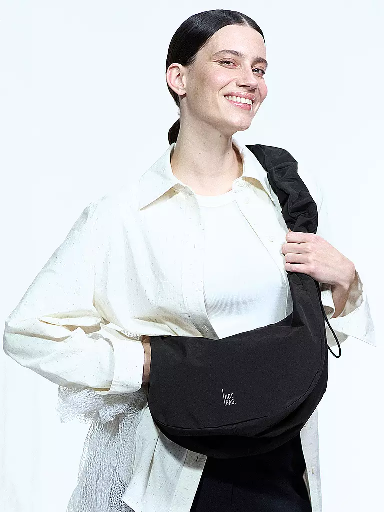 GOT BAG | Borsa - Borsa a tracolla MOON BAG RUFFLE | Nero