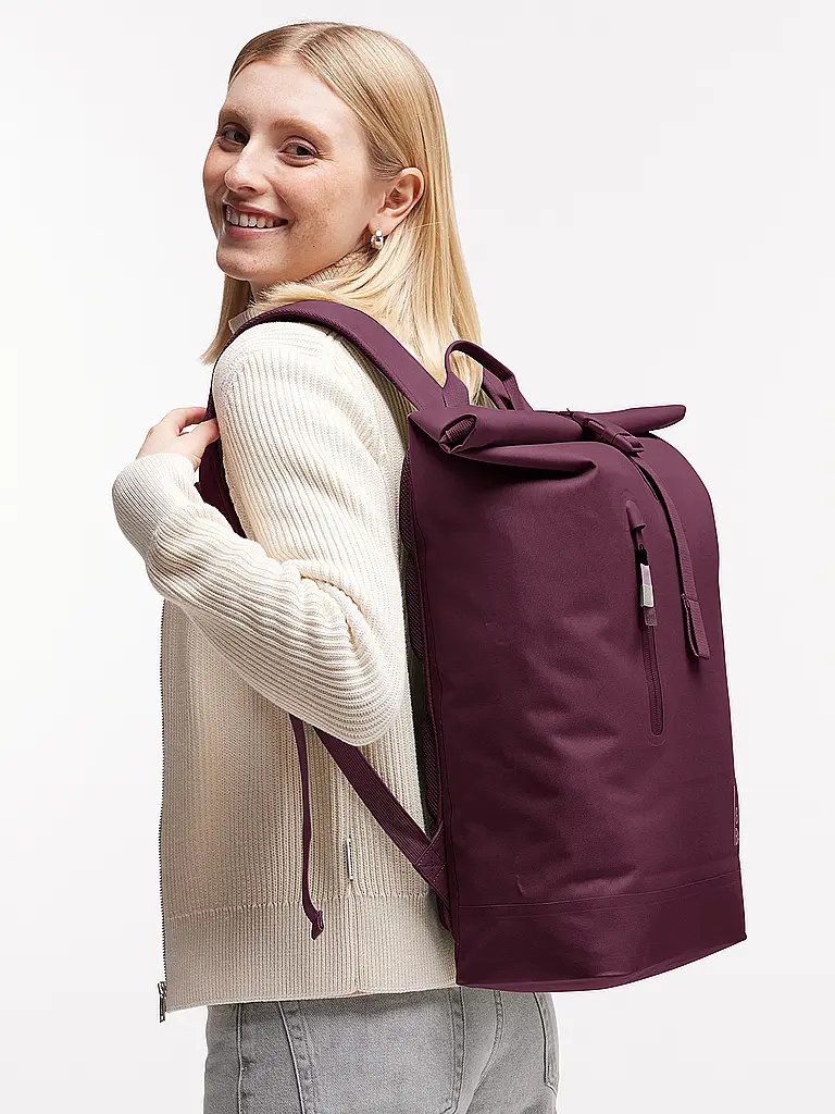 GOT BAG | Rucksack ROLLTOP LITE 2.0 MONOCHROME | Rosso scuro