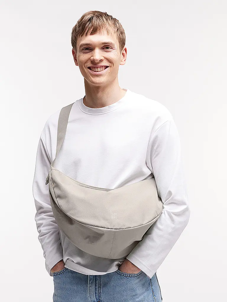 GOT BAG | Tasche - Umhängetasche MOON BAG Large | Marrone chiaro