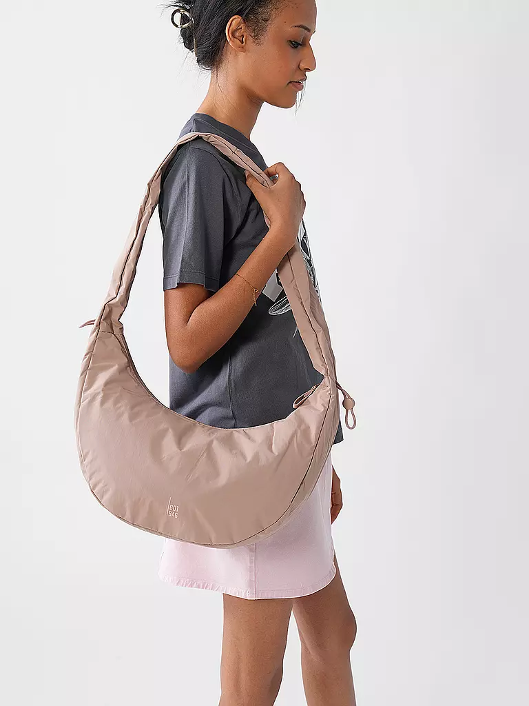 GOT BAG | Tasche - Umhängetasche MOON BAG RUFFLE | Marrone chiaro