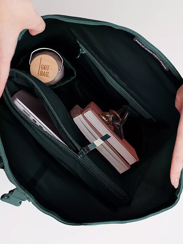 GOT BAG | Zaino ROLLTOP LITE 2.0 MONOCHROME | Petrolio