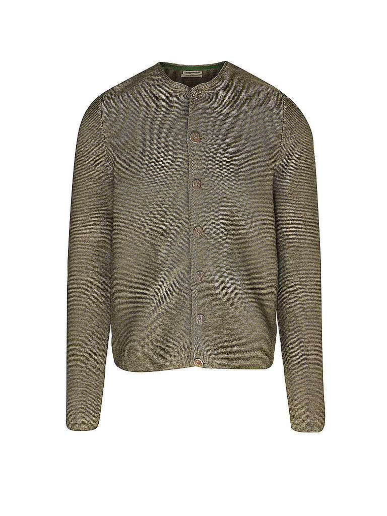 Cardigan tradizionale ALOISIUS oliva XS