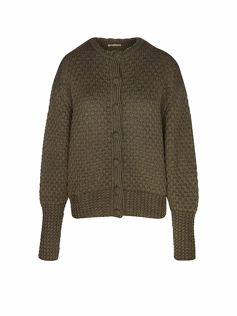 Cardigan tradizionale PAULA oliva XS