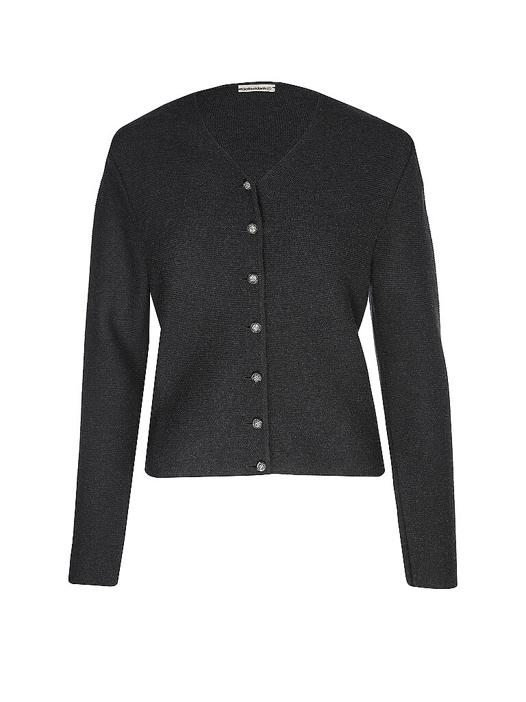 Cardigan tradizionale Slim Fit ANNA nero XL